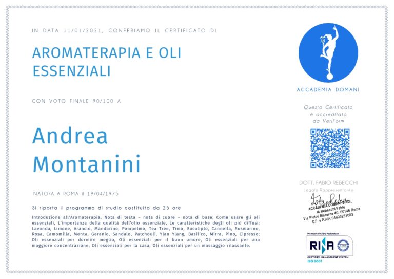 Attestato-Aromaterapia-e-Oli-Essenziali-vitaessenziali.com_