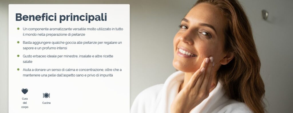 Olio Essenziale di Basilico Olio del Rinnovo